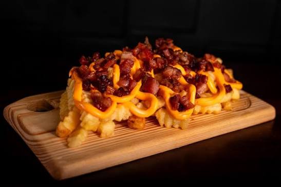 Batata recheada Bacon com Chedda